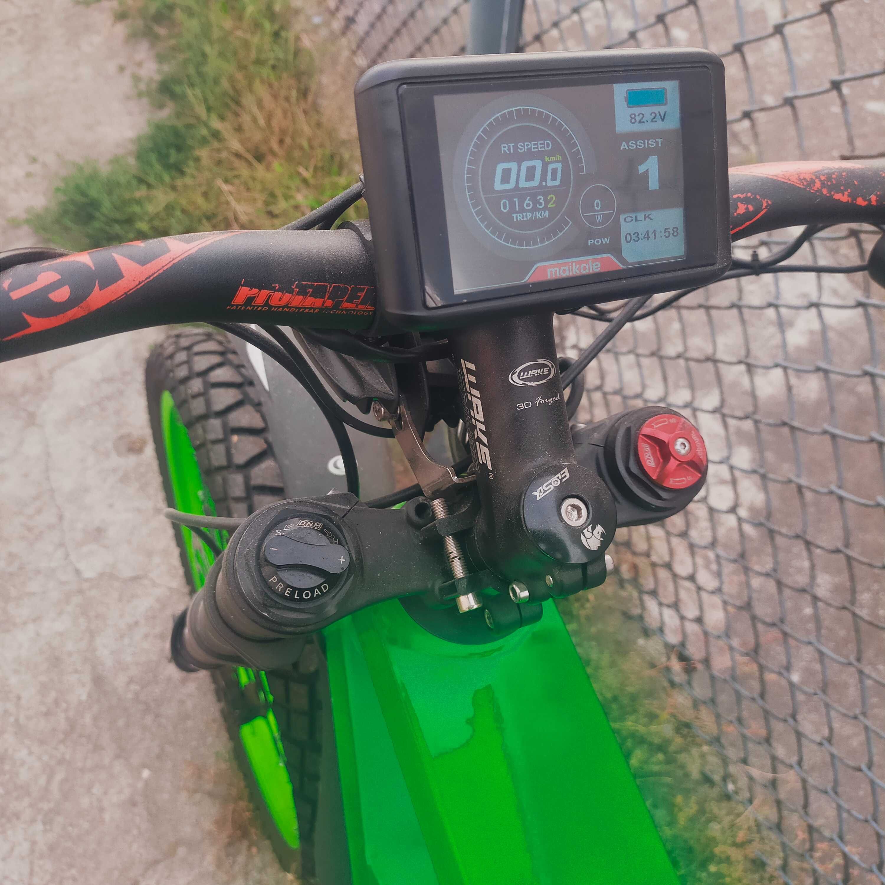 Rower Elektryczny EBIKE 12KW qs273 100km/h kariwa stealth falcon qs205