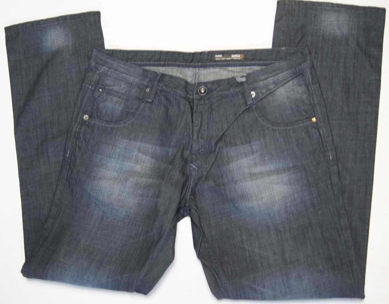 GARCIA jeans W38 L36 pas 102 jeansy męskie proste z metką regular fit