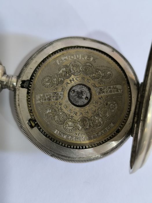Relógio de bolso Hebdomas 8 Jours