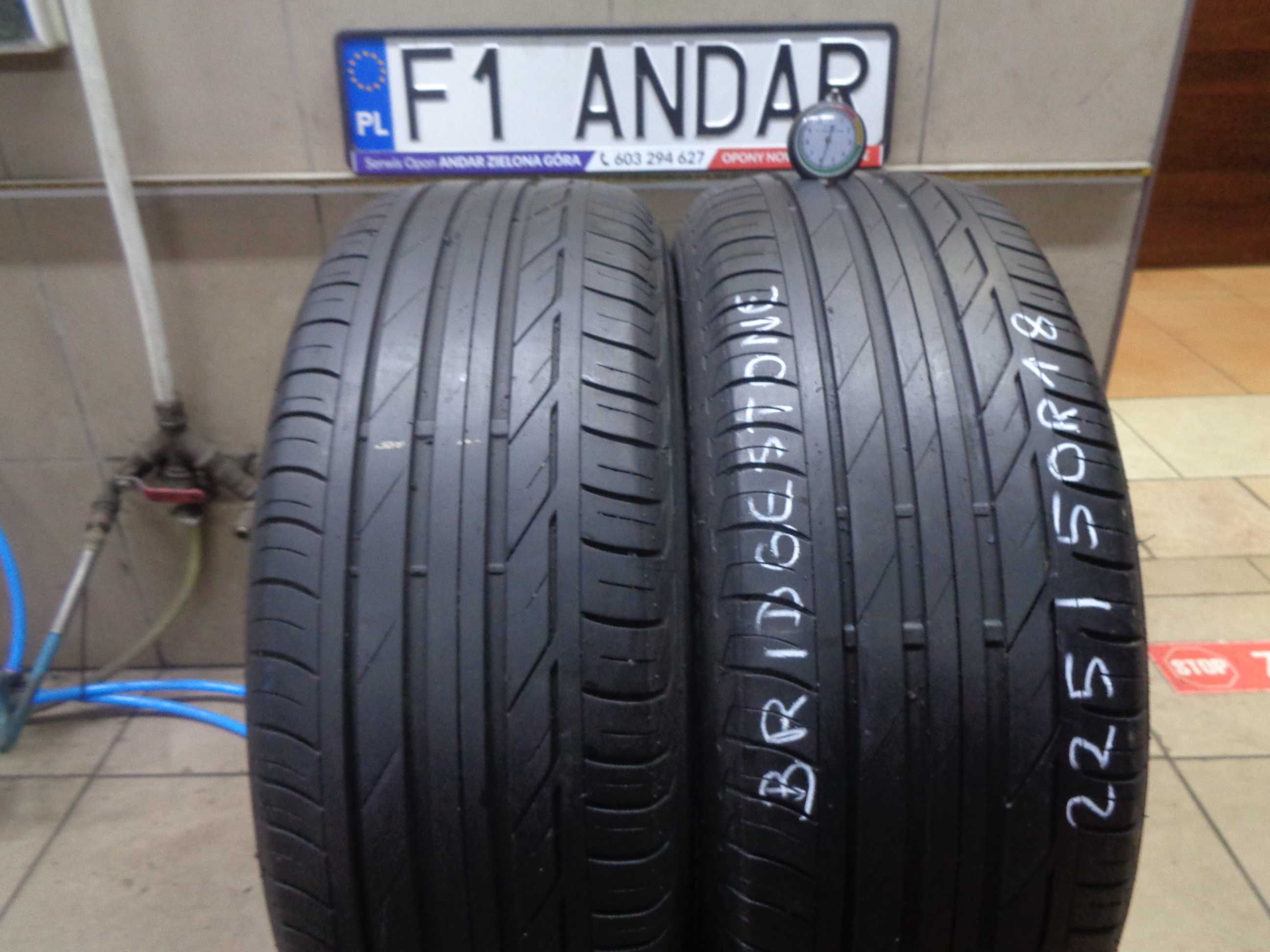 2szt. 225/60R18 Bridgestone Turanza T001 , Opony Letnie , ANDAR