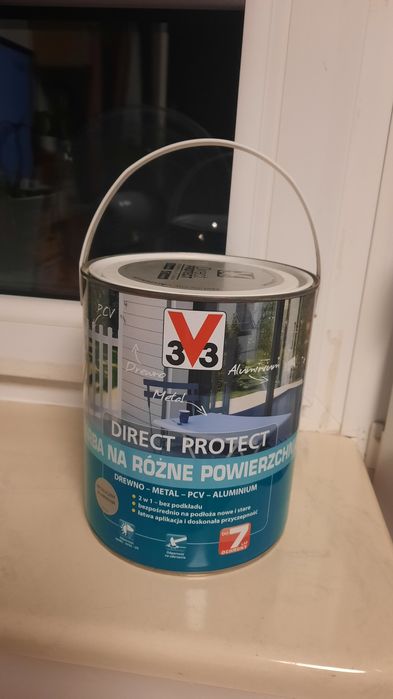 Farba na różne powierzchnię kolor metaliczne aluminium