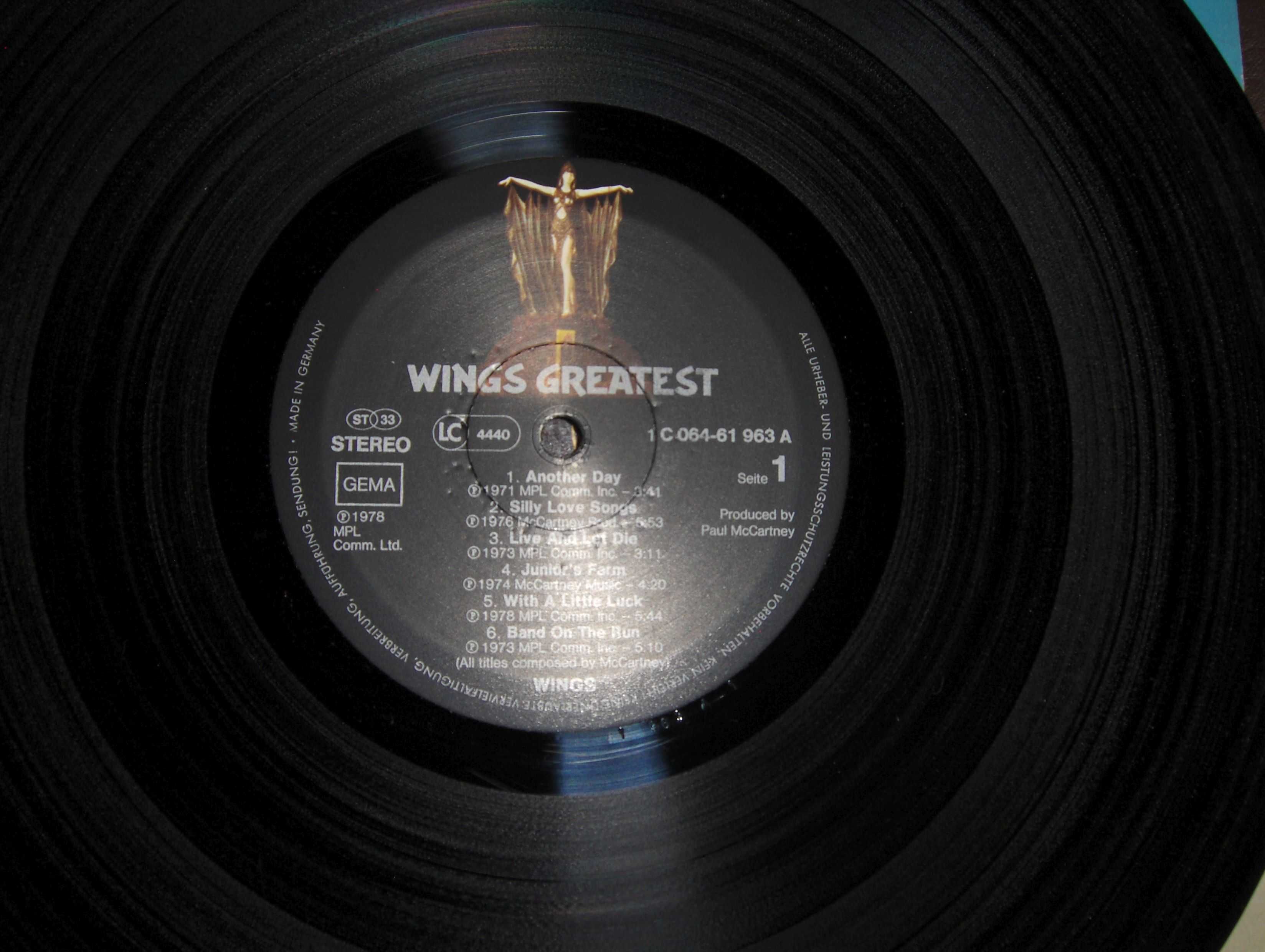 Wings – Wings Greatest wyd.Niemieckie EX/NM