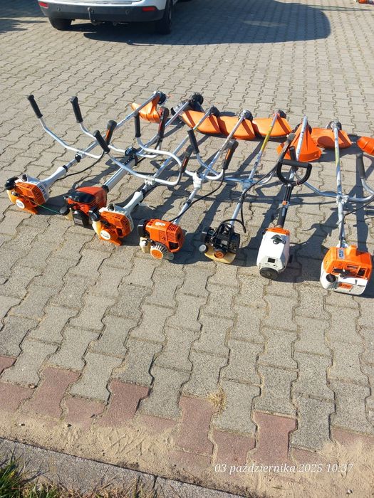 Kosy wykaszarki podkaszarki stihl husqvarna dolmar Robin Echo spalinow