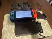 Nintendo Switch v2 Full Zestaw+etui+szklo ochronne