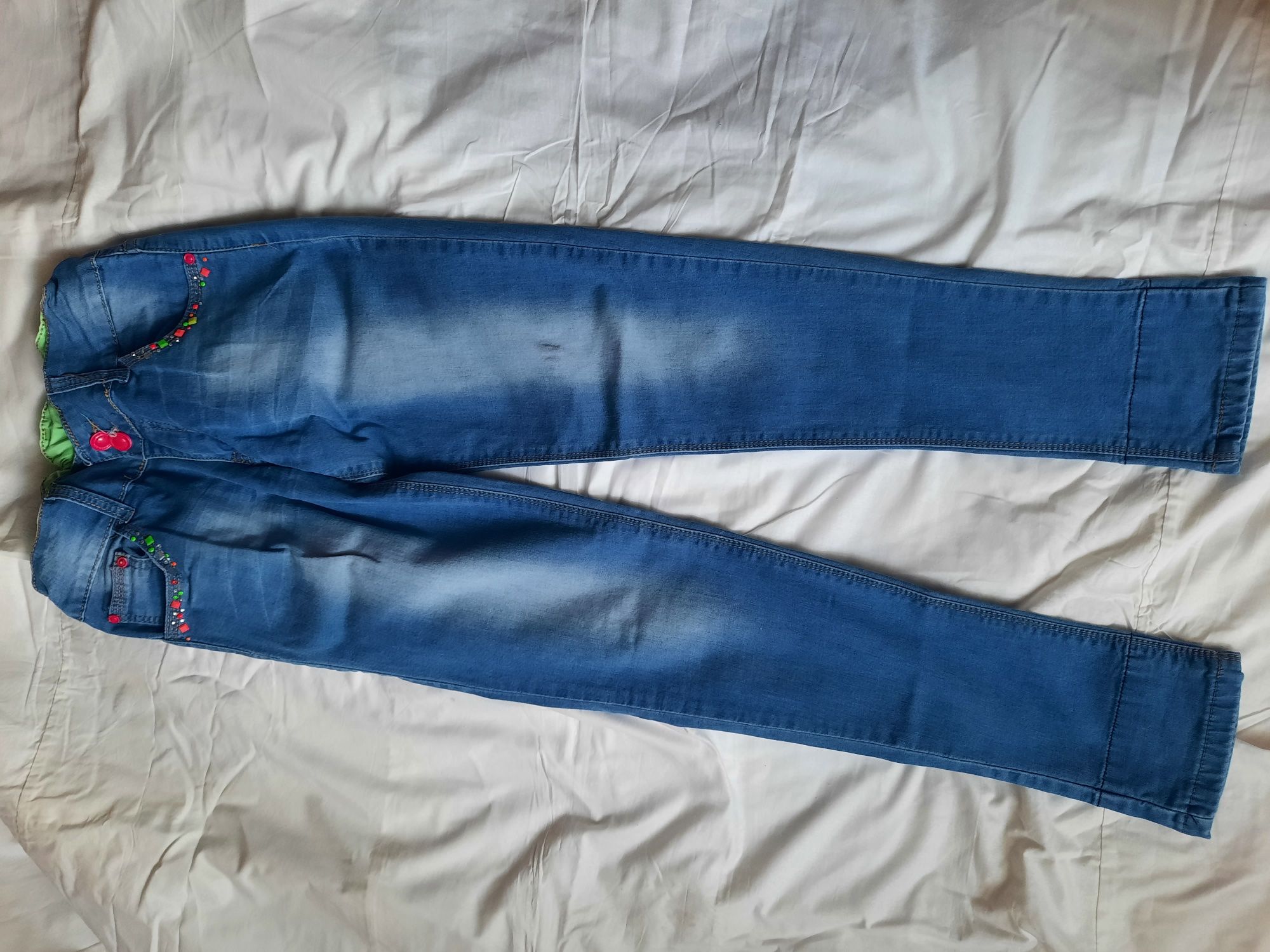 Синие летние джинсы