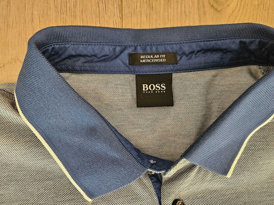 HUGO BOSS koszulka polo XL bawełna merceryzowana