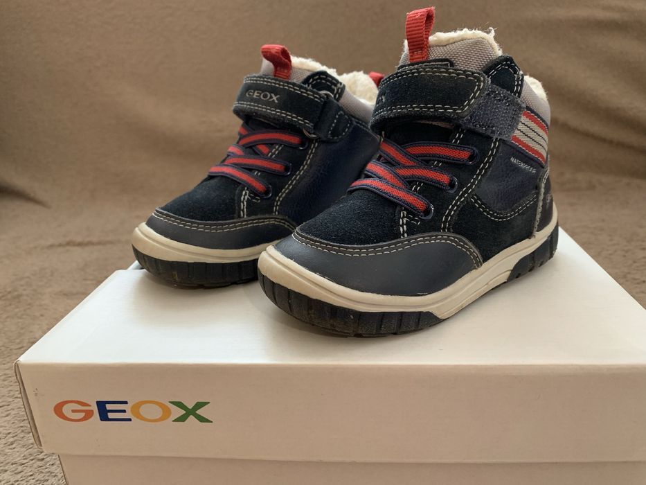 Дитячі зимові черевики Geox, дитяче взуття, сапожки, 21  розмір
