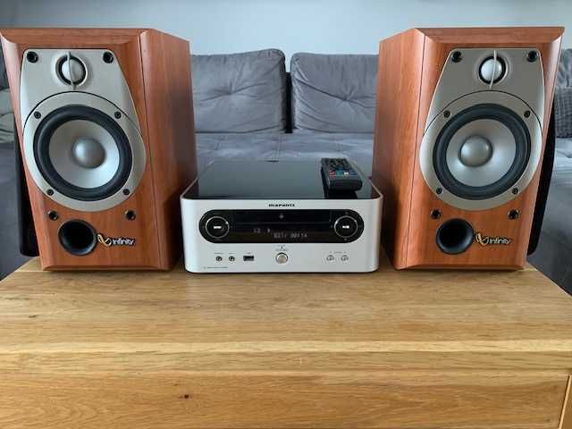 Amplituner stereo z cd Marantz m-cr502 / Infinity Alpha 10