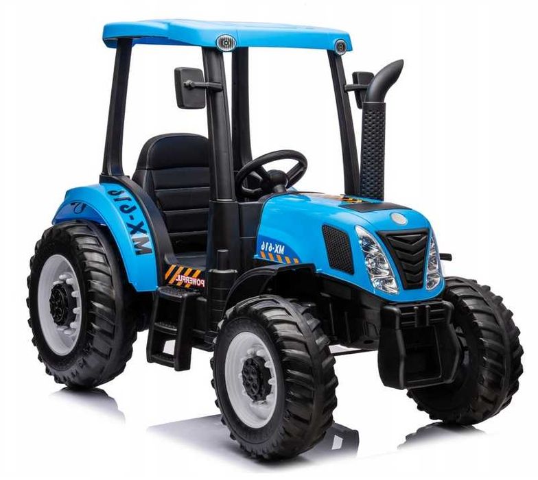 DUŻY Traktor na akumulator NEW H T7 A011 24V 2x200W KABINA PILOT SKÓRA