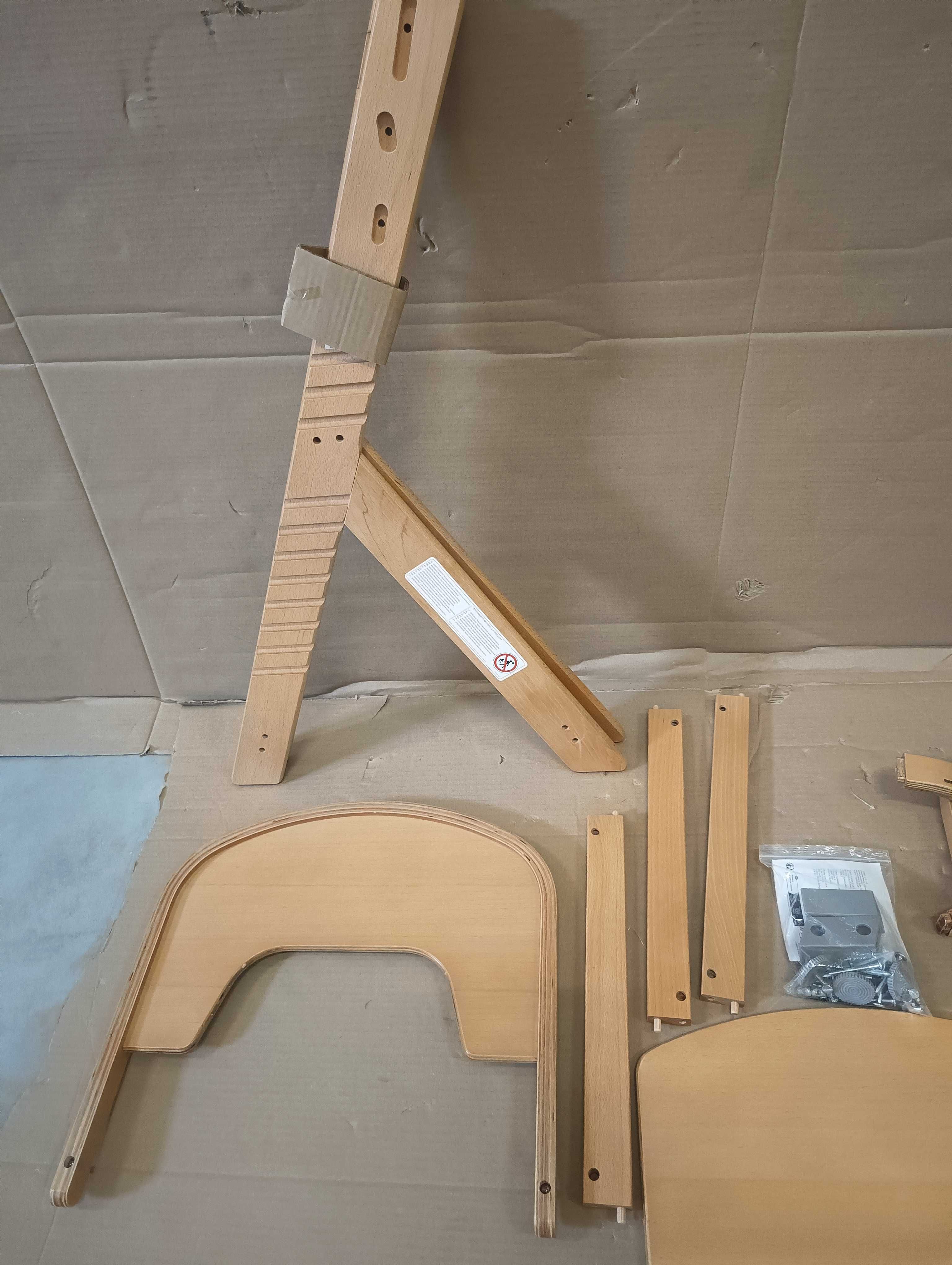 Bebeconfort Timba Krzesełko do Karmienia, Natural Wood max 30kg nowe