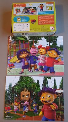 2 puzzles Sid Ciência (24 peças cada) + Livro de atividades (24 pág.)