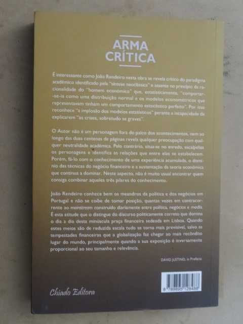 Arma Crítica de João Oliveira Rendeiro - 1ª Edição