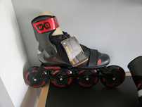 Rolki K2 Redline 110 Carbon - Czarno/Czerwone r.44