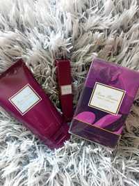 Zestaw 3 avon Rare Flowers Night Orchid perfumy balsam perfumetka
