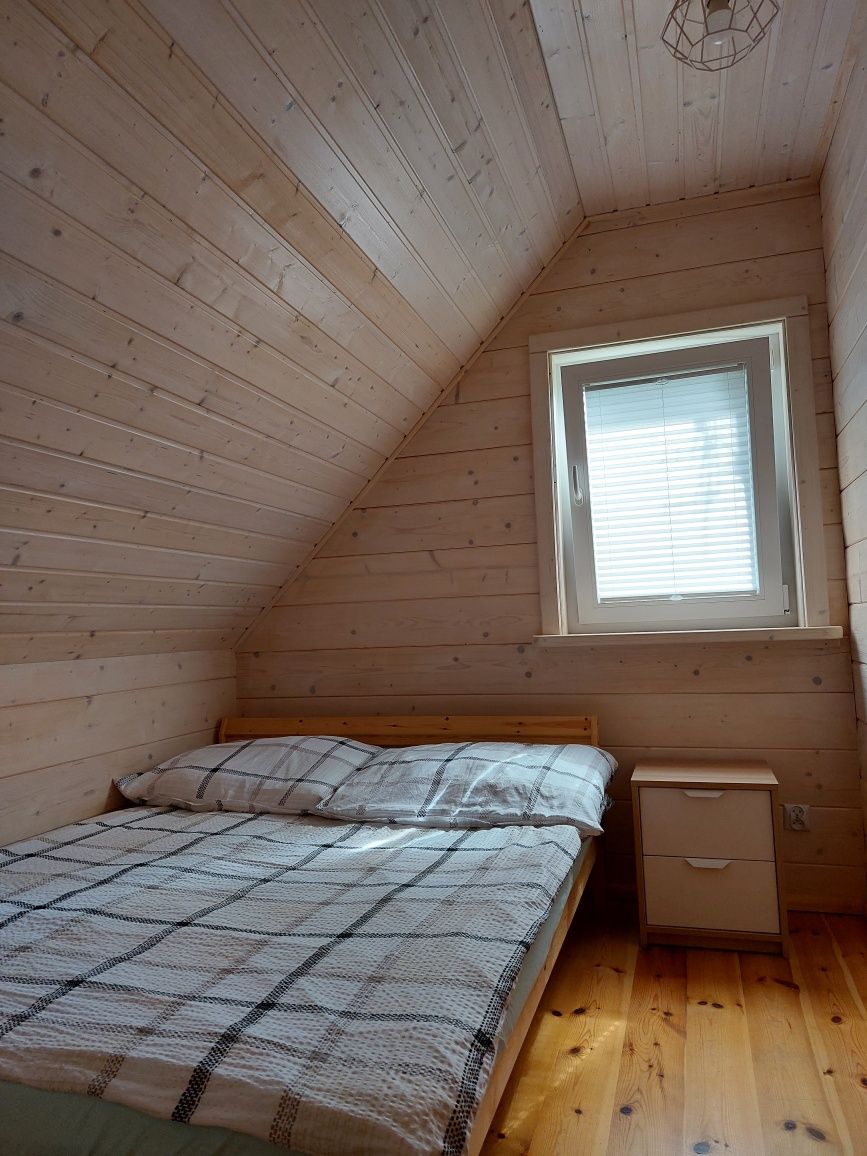 Wolne terminy Mazury ogrzewany dom nad Wersminią, gorąca balia, sauna