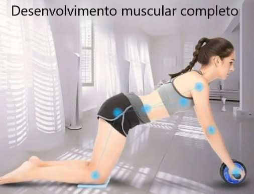 Roda de Treino Abdominal - Equipamento de Fitness doméstico