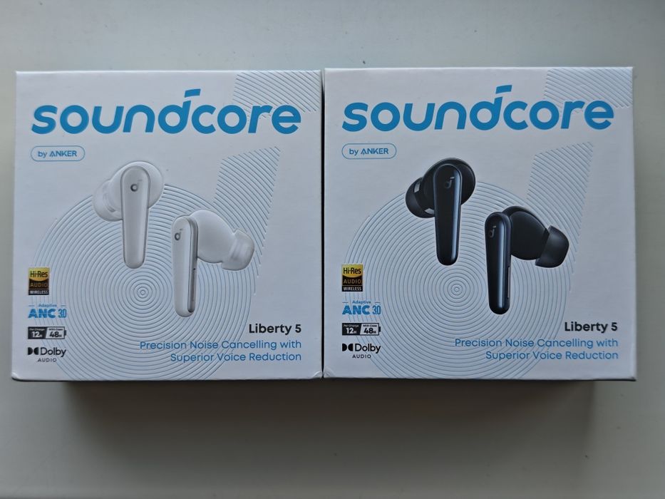 Anker Soundcore Liberty 5 white ANC 3.0 12 годин батарея IP55
