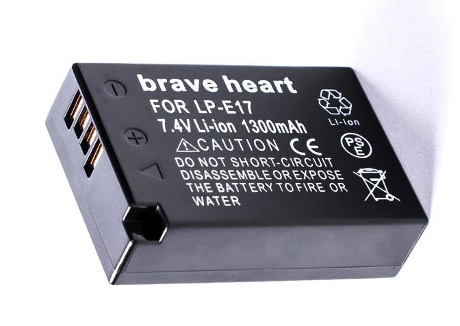 Bateria Brave Heart LP-E17 para Canon