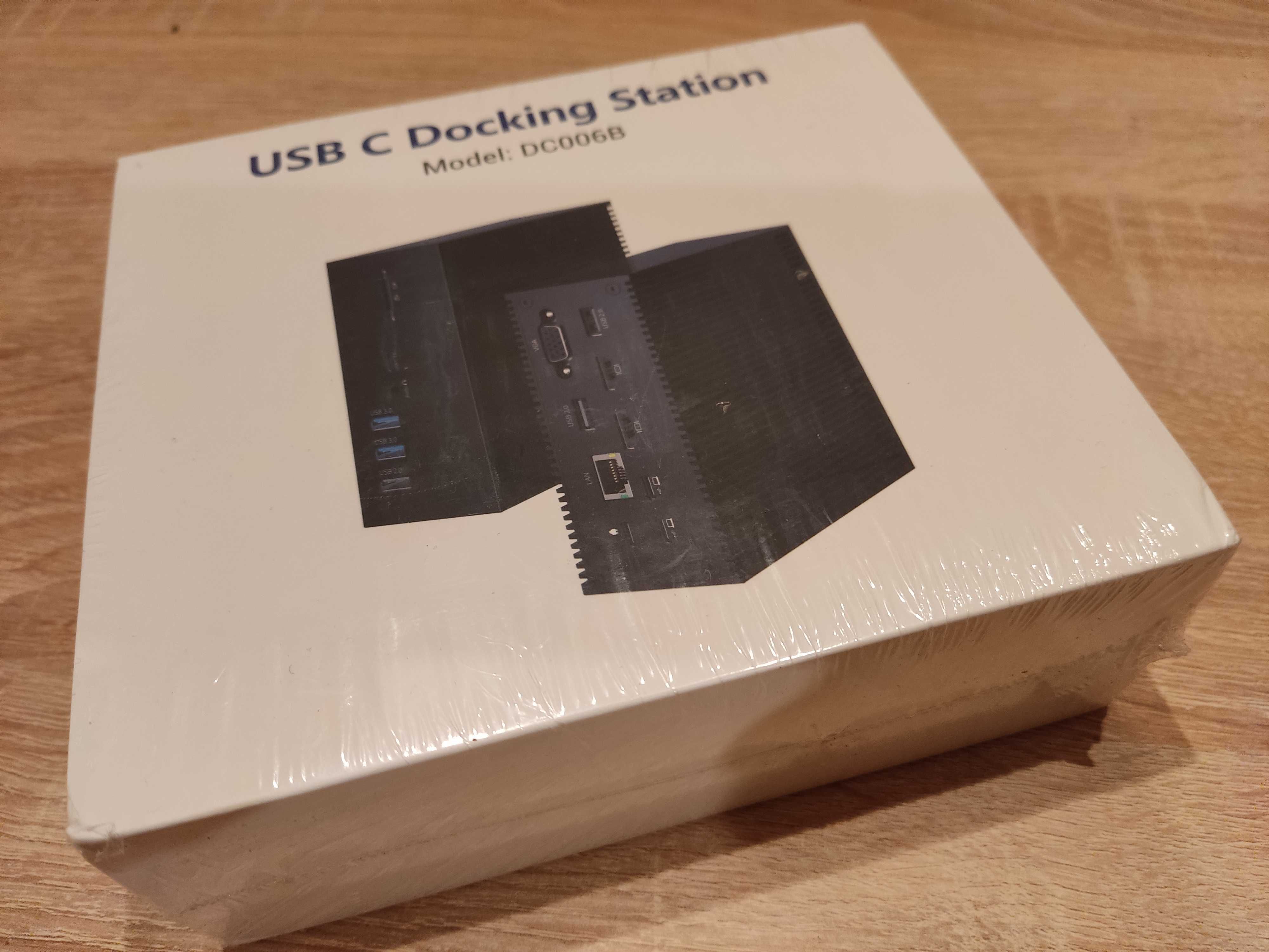 Nowa Stacja dokująca DC006B USB C z podwójnym HDMI 4K - Okazja