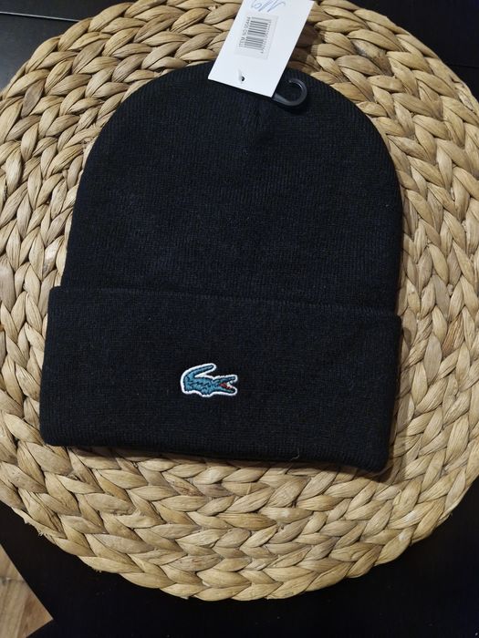 Nowa czapka zimowa jesienna ciepła lacoste męska damska prezent święta