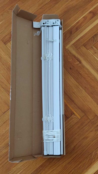 Жалюзи белые горизонтальные готовые размеры пластик доставка из Днепра