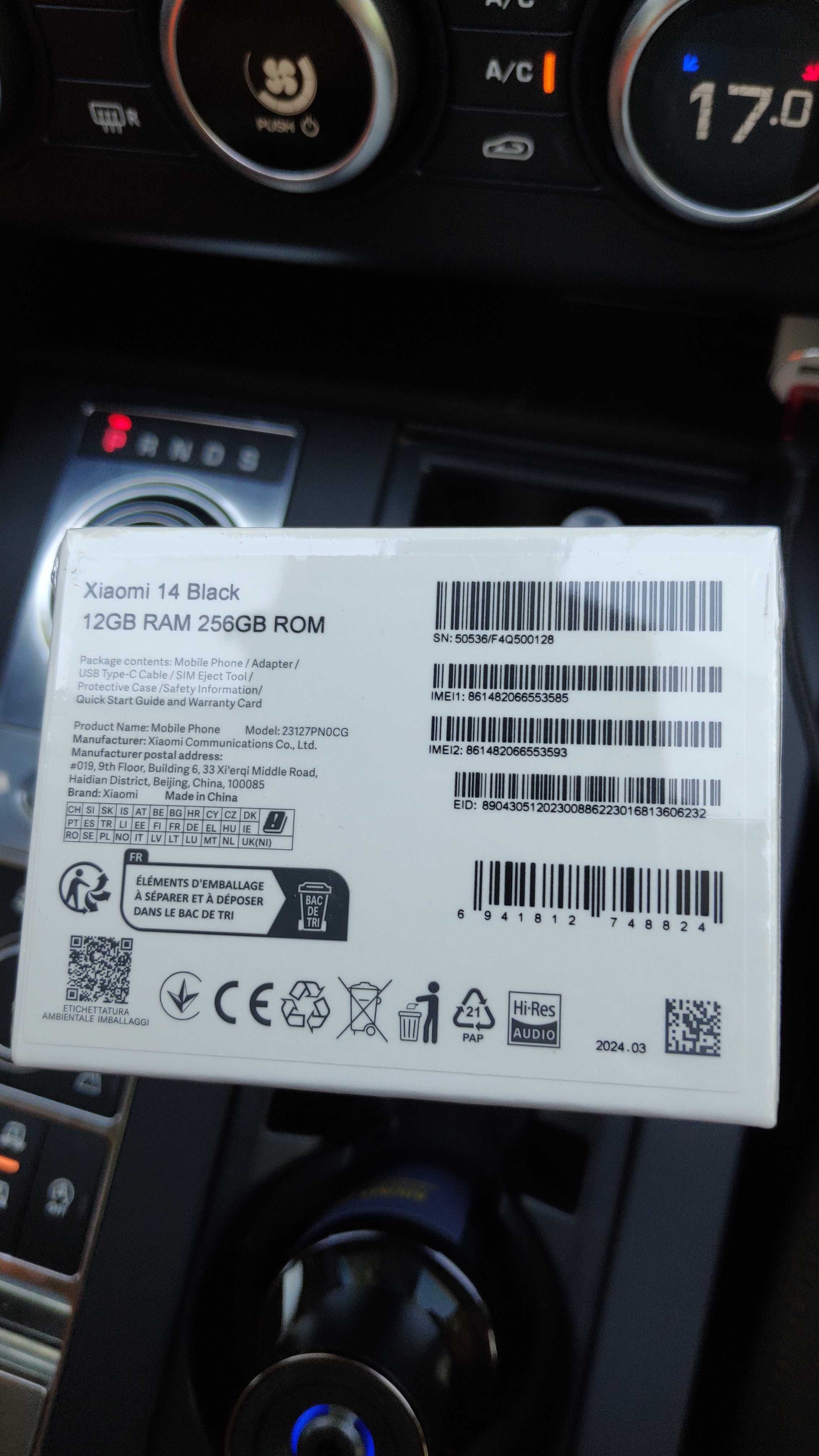 Флагман Xiaomi Mi 14 Global 16/256GB black новий смартфон, запакований