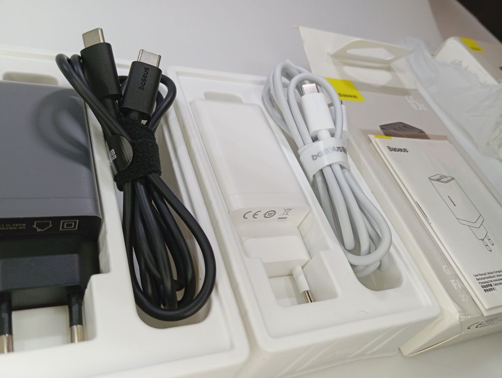 ‼️Зарядний‼️  Baseus GaN Pro 65w  блок питания/живлення Type-C USB‼️