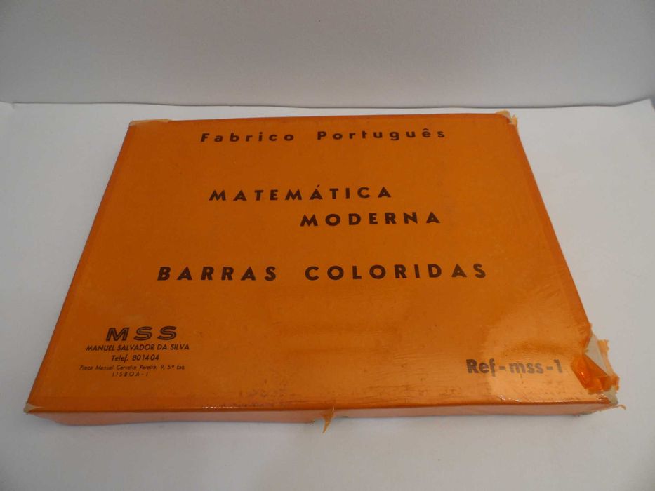 Antigo Jogo Educativo Matemática Moderna Barras Coloridas