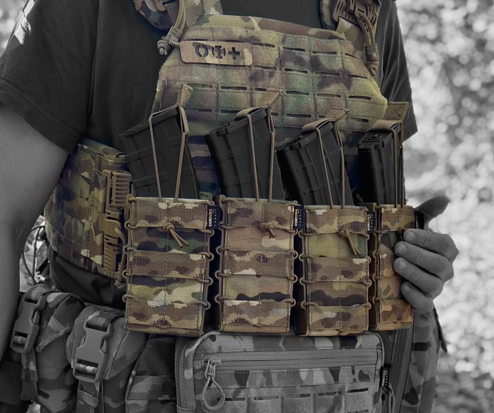 Плитоноска мультикам + підсумки АК Cordura 1000D піксель бронежилет