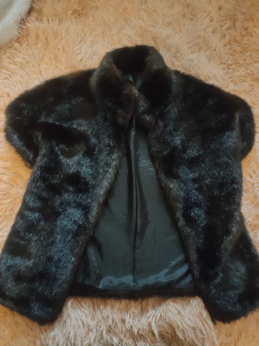 Хутряна жилетка, штучна під норку