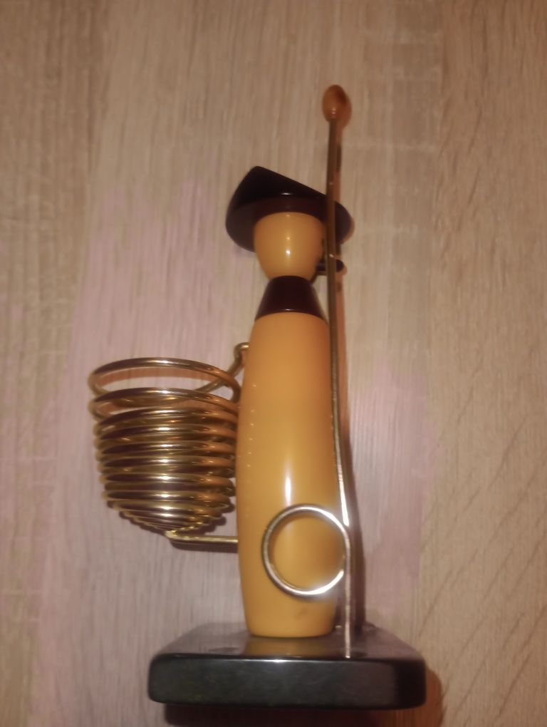 Bakelit bakelitowa stojak pojemnik na precle Chińczyk Vintage