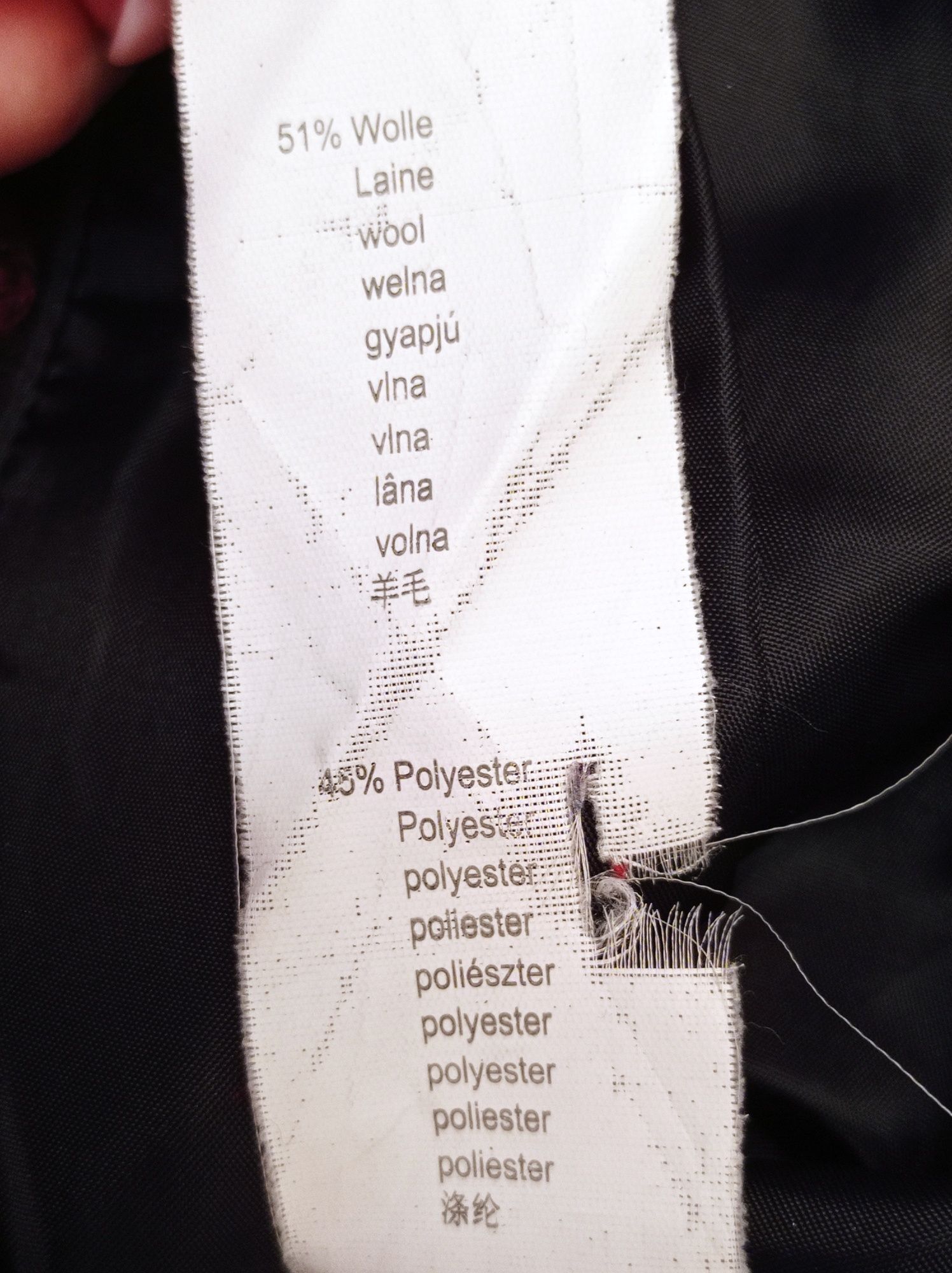 Kurtka marynarka w kratę 51%wełna Orsay r. 36