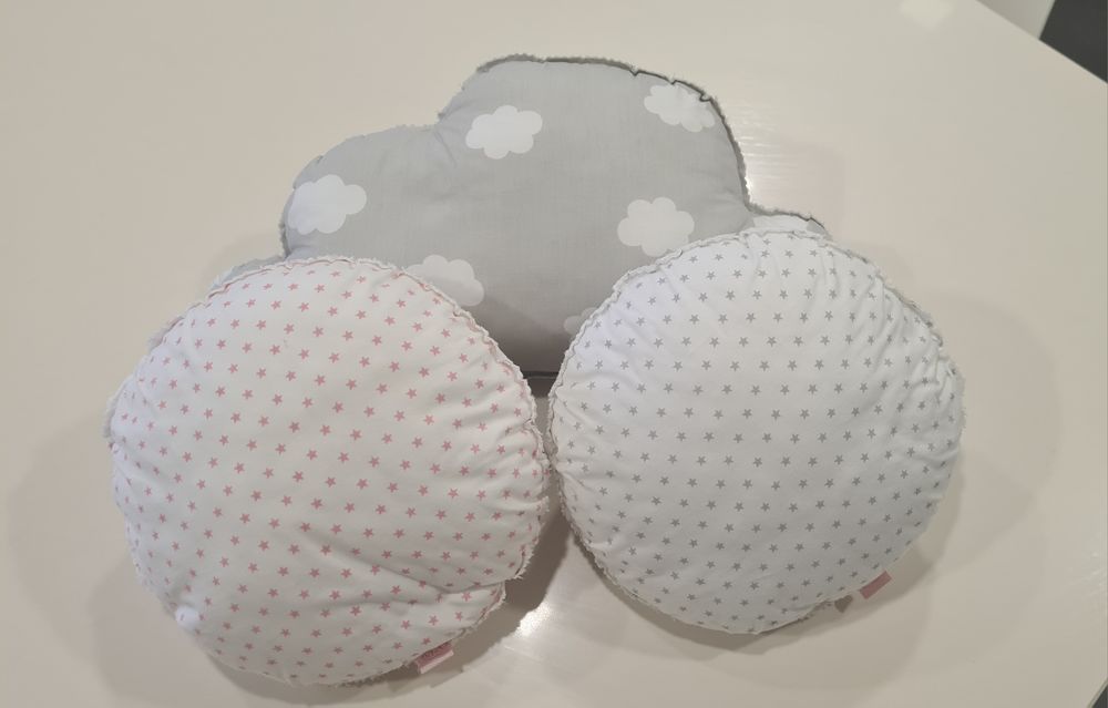 Três almofadas para quarto de bebé e criança, KUC.