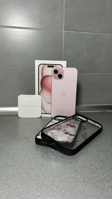 Różkwy iPhone 15 Plus/90% baterii/Idealny Stan