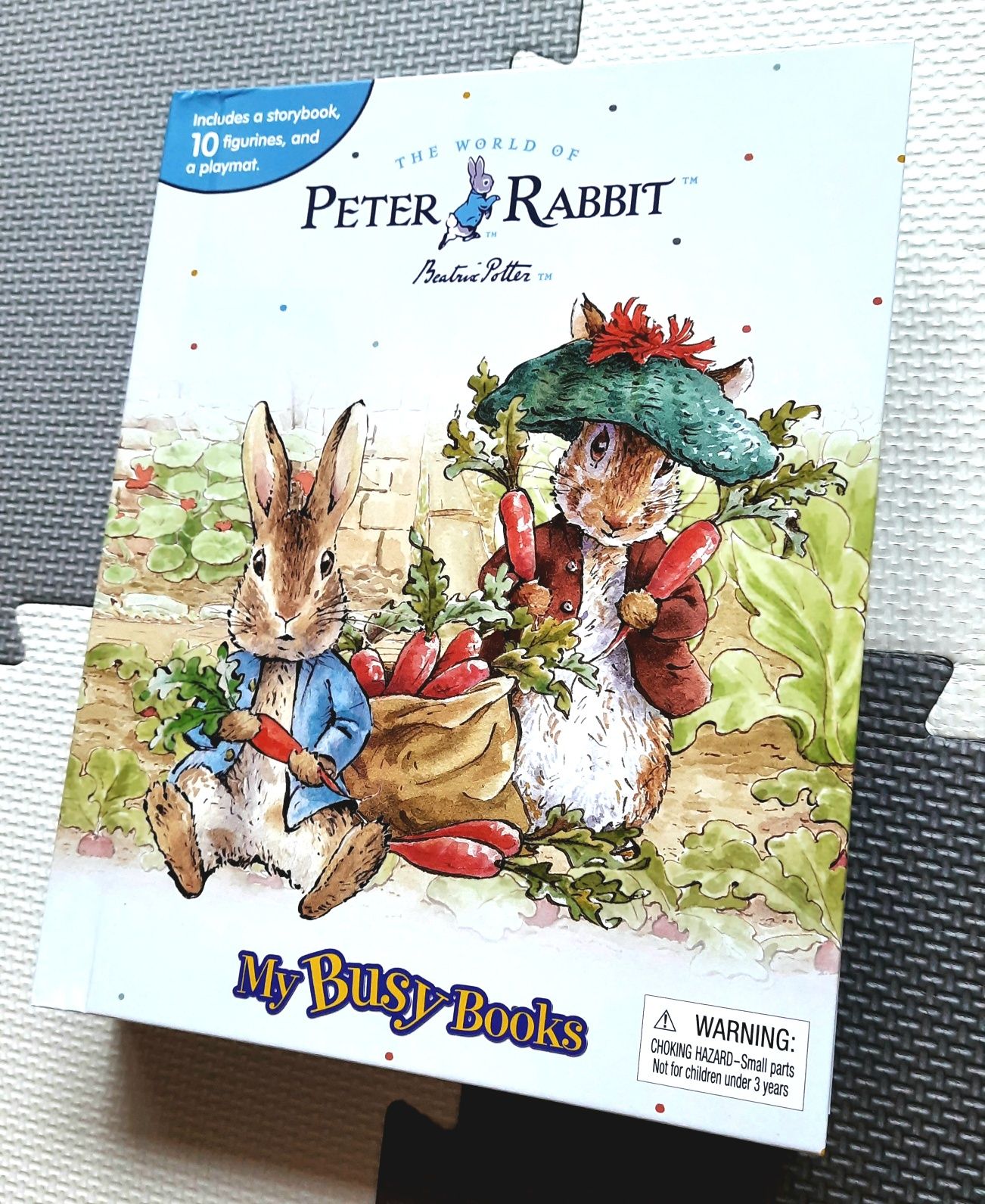 The World Of Peter Rabbit Beatrix Potter My Busy Books z figurkami