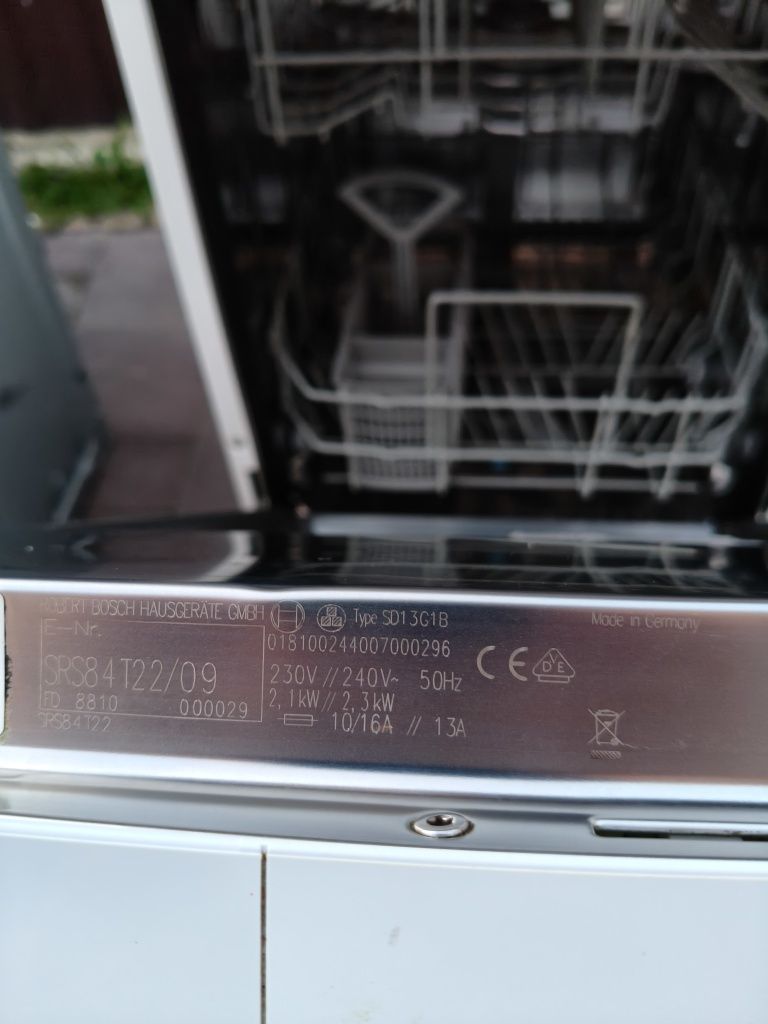 Посудомийка BOSCH Model SRS84T22/09  45 см