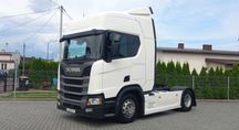 SCANIA R450_Lampy LED_Radar_Aktywny tempomat_Osłony boczne_Lekka 7.7 t
