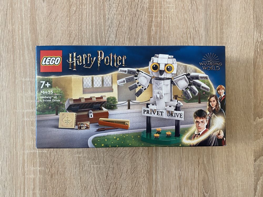 Nowe LEGO Harry Potter 76425 Hedwiga z wizytą na ul Privet Drive 4