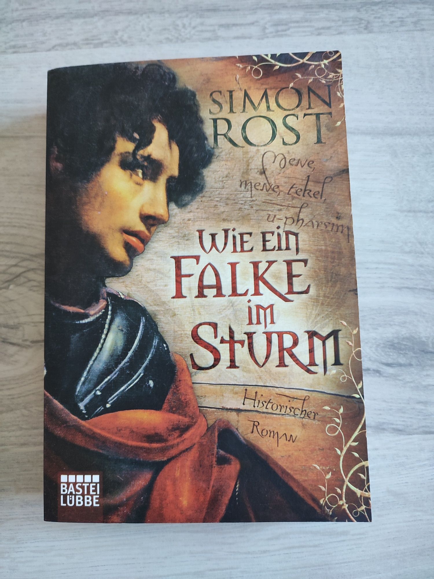 powieść po niemiecku: Wie ein Falke im Sturm - Simon Rost