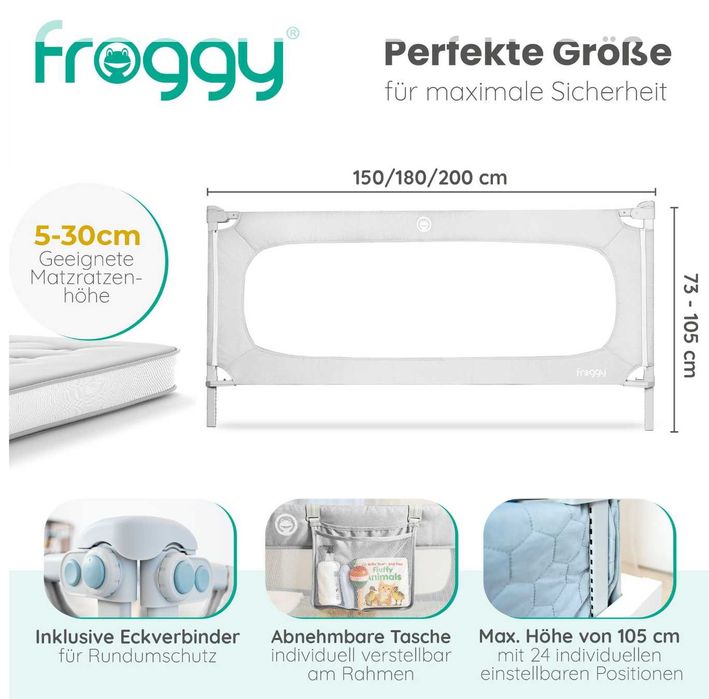 Barierka Zabezpieczenie przed upadkiem dziecka  150/180/ x105