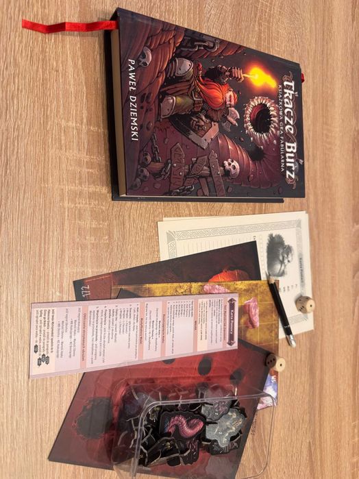 Gra fabularna Tkacze burz+plansze, figurki i inne