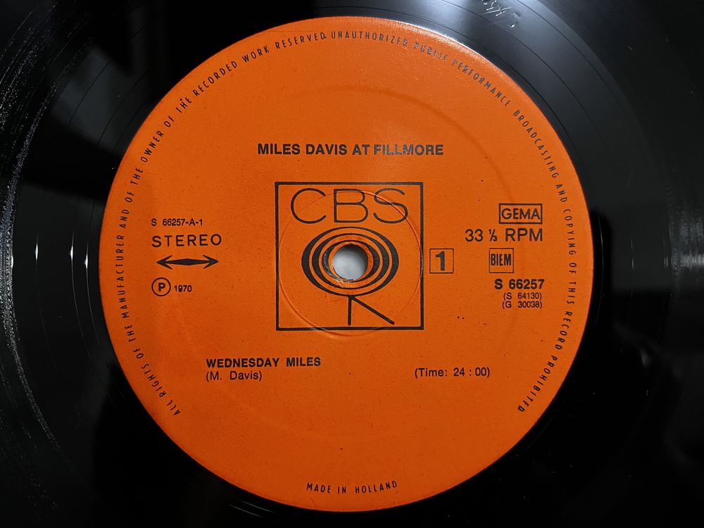 Płyty winylowe Miles Davis At Fillmore, gatefold 2x lp, 1 Press.