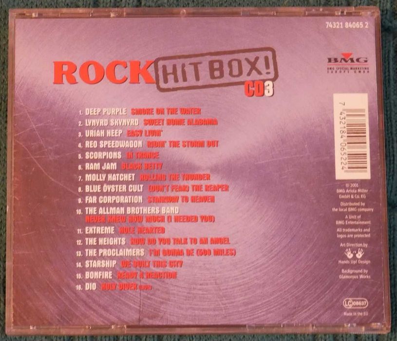 2CD kolekcja Rock HitBox1 - rockowe hity lat 80-tych
