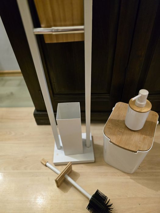 Zestaw toaletowy bambusowy.