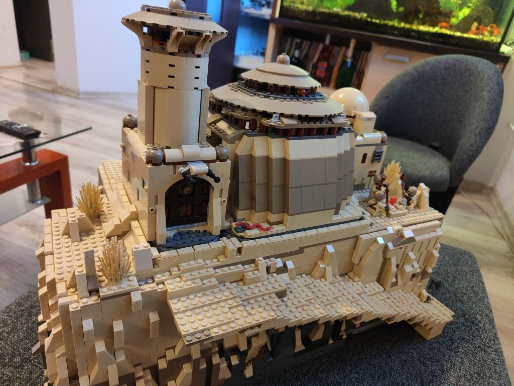 Lego Star Wars moc zamek jabby przejęty przez boba fett