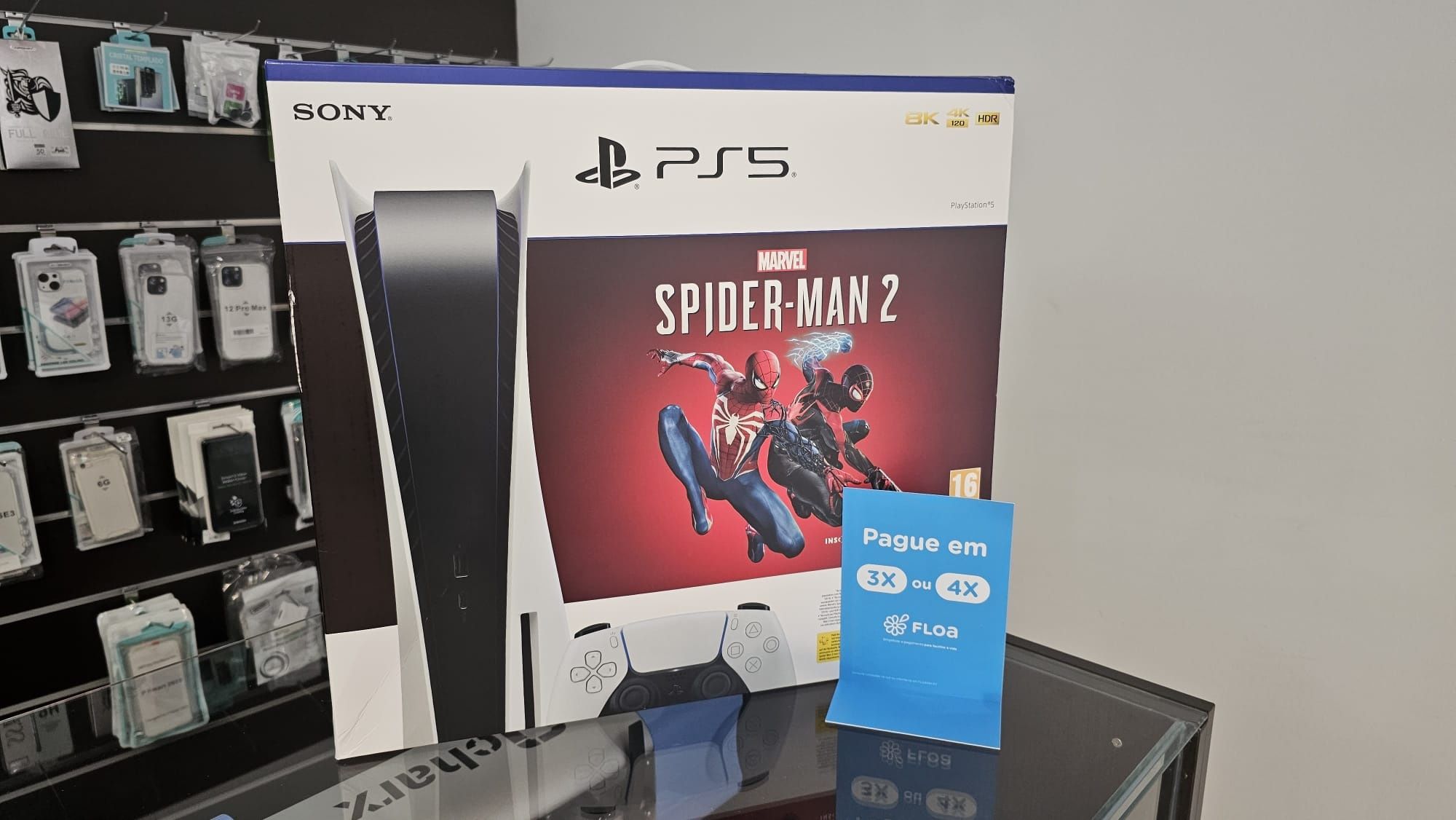 Consola Ps5 + spiderman 2 825GB NOVO possibilidade de pagamen