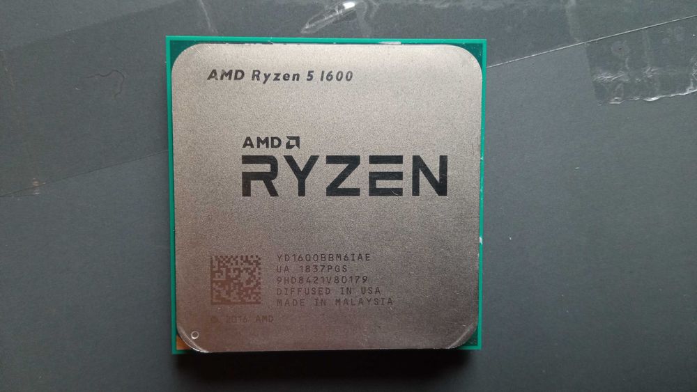 Процесор AMD Ryzen 5 1600 , 6/12 (3.2GHz 16MB  AM4) + КУЛЕР БОКС МЕДЬ