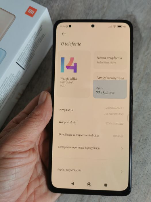 Telefon Xiaomi Redmi Note 10 Pro stan idealny Dual sim