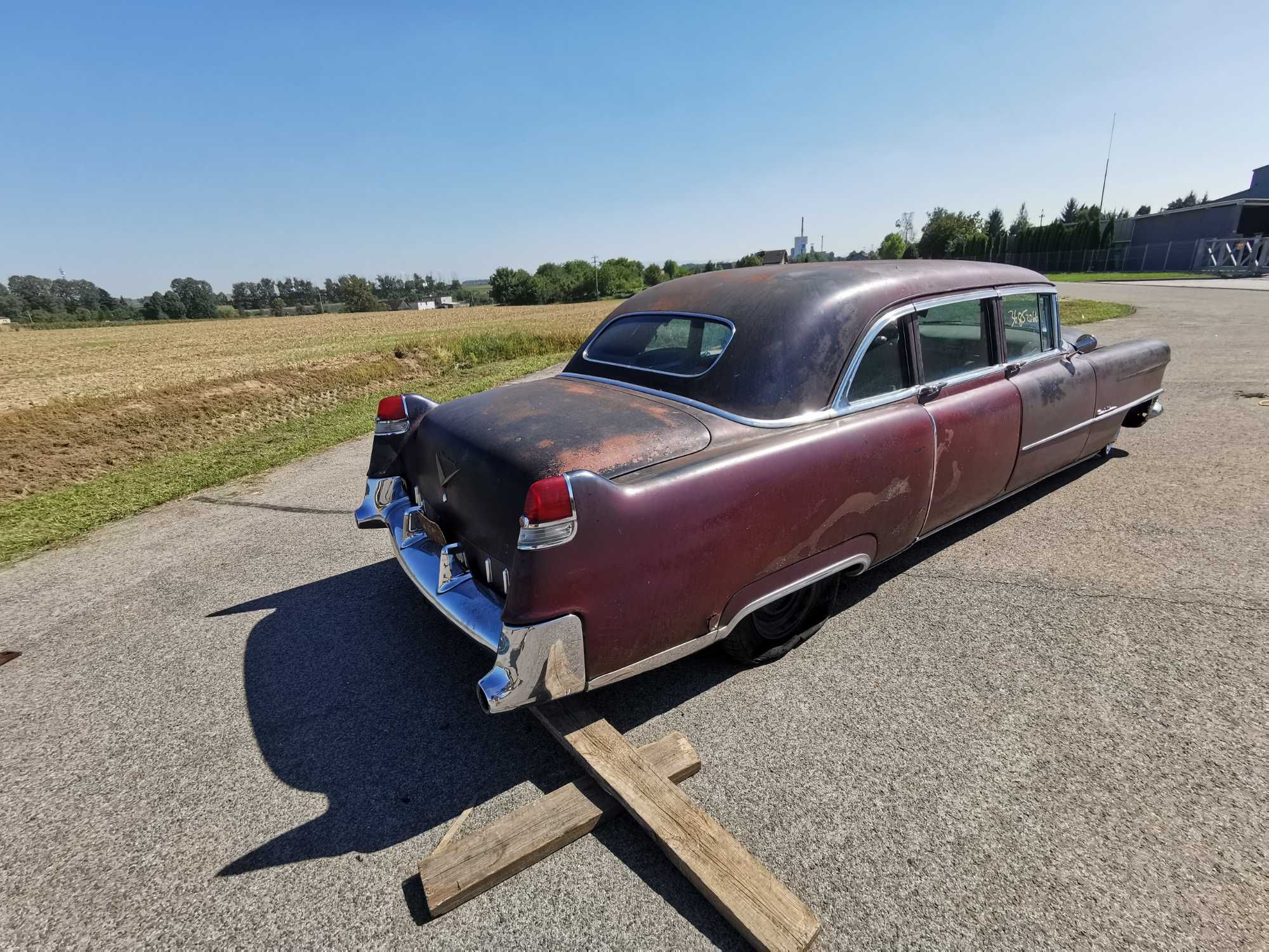 cadillac 1955r 6.0 v8 automat klima zamiana  wersja 75 fleetwood