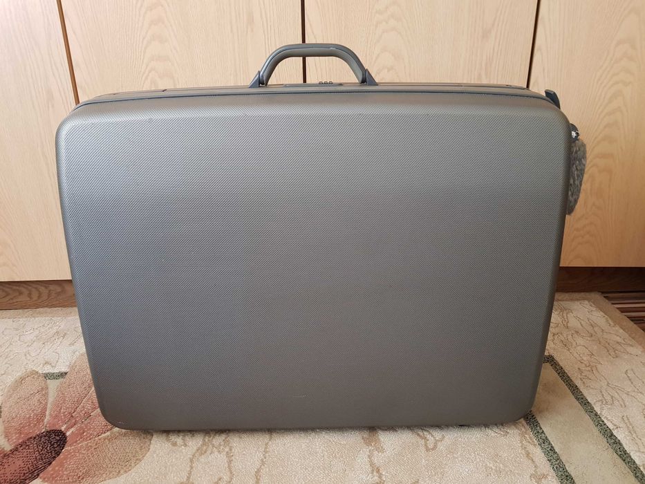 Walizka na kółkach Samsonite duża 80 l szara